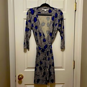 DVF Wrap Dress Knee Length